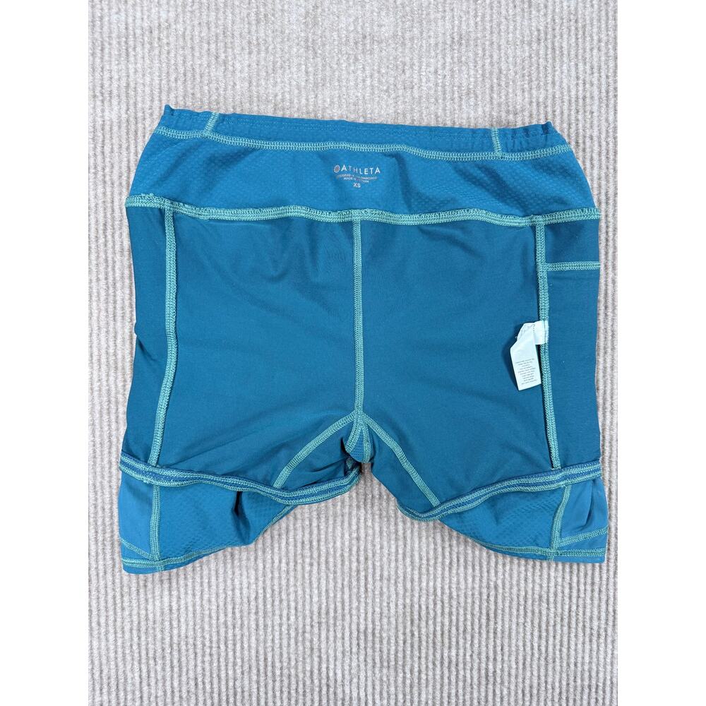 Athleta Coastal Teal Dobby Action Skort 14.5" Built-In Shorts Size XS 405604 - Picture 6 of 9